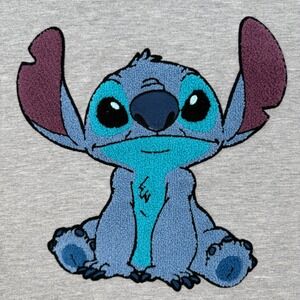 Disney Lilo & Stitch Embroidered Graphic Sweatshirt Crew Neck Pullover Comfy 2X